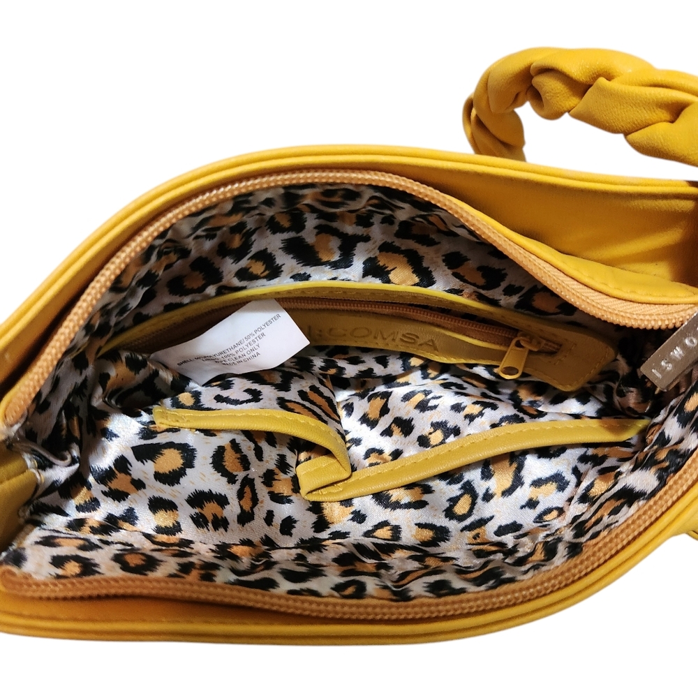 Yellow Comsi Comsa Cross Body Bag - Picture 3 of 11